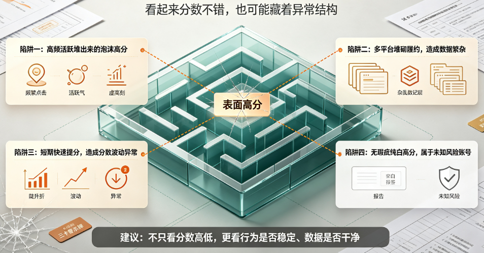 大数据评分越高越好吗?这些高分陷阱千万别中招插图2 大数据评分越高越好吗?这些高分陷阱千万别中招插图2