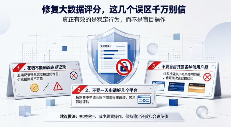网贷逾期了大数据评分还能恢复吗？关键看这3步插图3