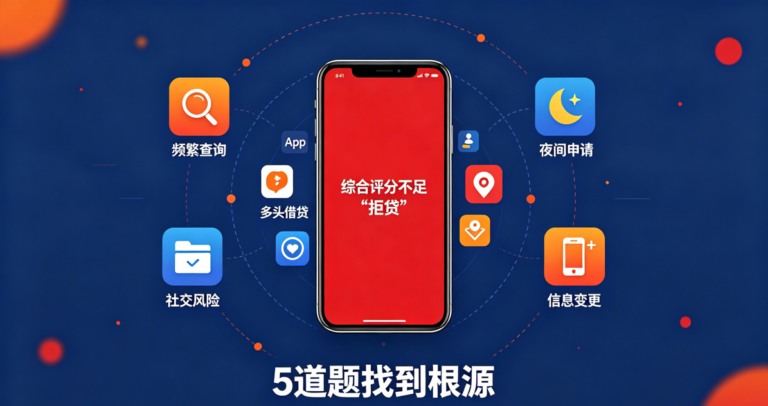 申请总被拒？怎么查大数据评分？五道题让你找到原因