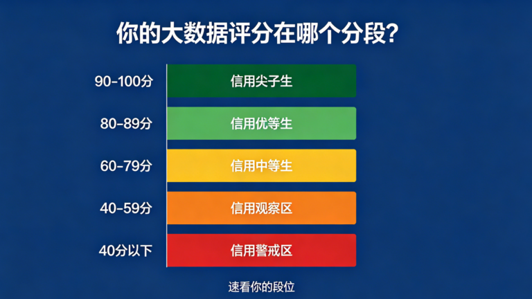大数据评分多少分合格？5大评分等级速看