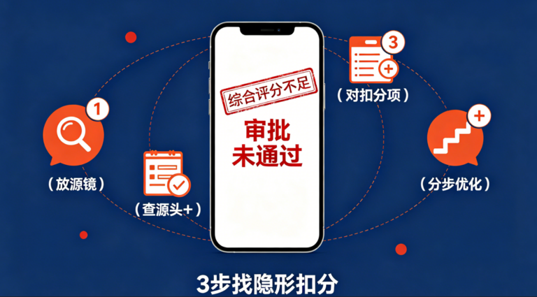 大数据评分为什么不足？3招找到扣分项
