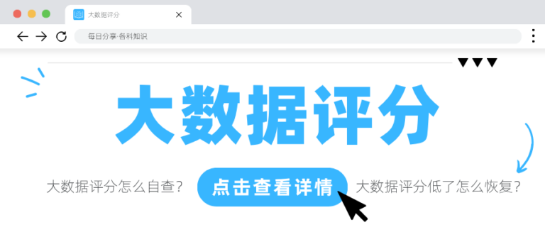 大数据评分可以自查吗？怎么查？大数据评分低怎么办？