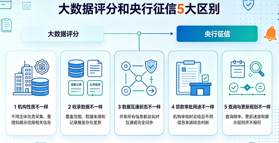 央行征信如何查?大数据评分和央行征信5大区别插图2 央行征信如何查?大数据评分和央行征信5大区别插图2