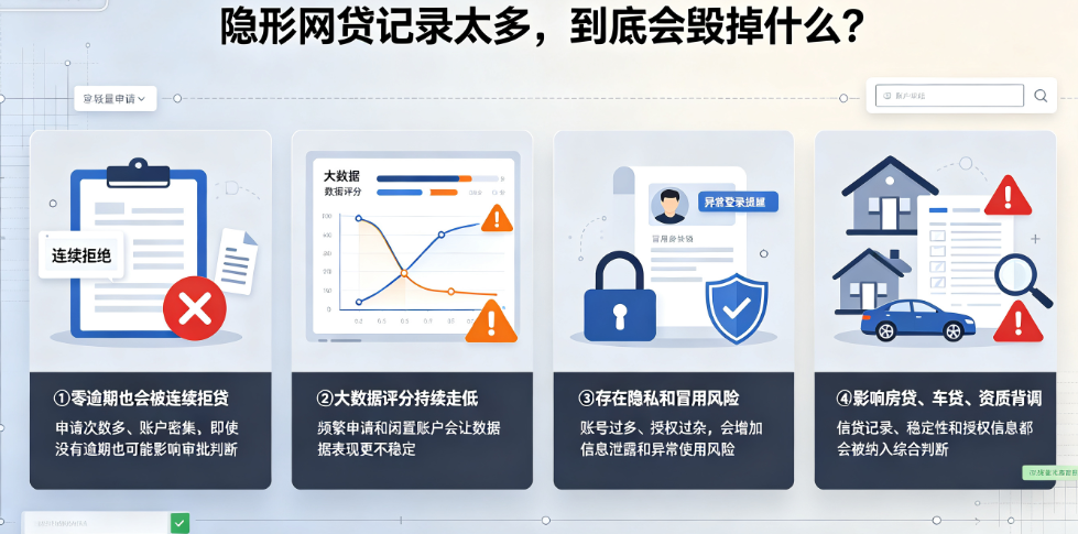 以为自己网贷记录很少？很多隐形授信悄悄挂在你名下插图2