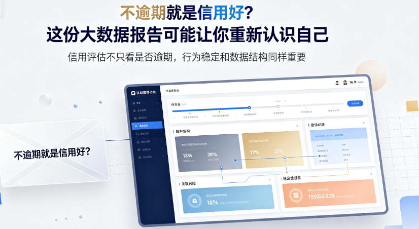 不逾期就是信用好？这份大数据报告可能让你重新认识自己插图