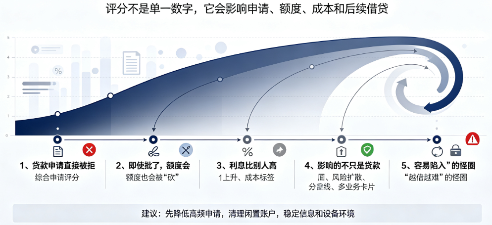 贷款综合评分怎么查？欠款还了分还没回来是为什么？插图2