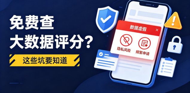 个人大数据评分能免费查吗？真相一次性说清