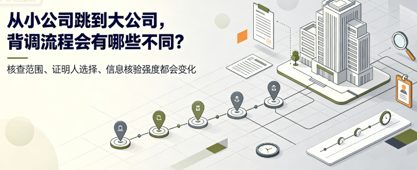 从小公司跳到大公司  背调流程会有哪些不同？插图