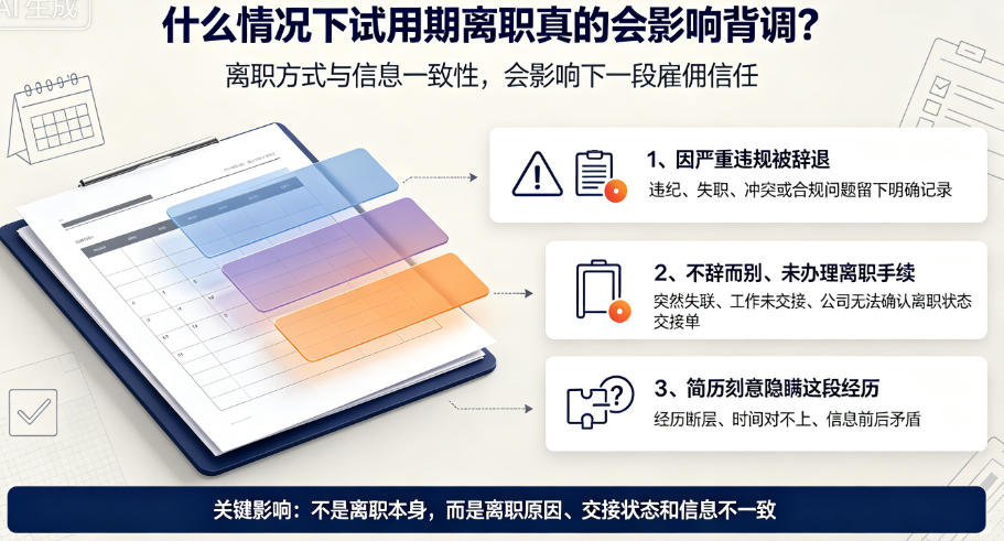 试用期离职会影响背调吗?真正需要注意的是这一点插图2 试用期离职会影响背调吗?真正需要注意的是这一点插图2