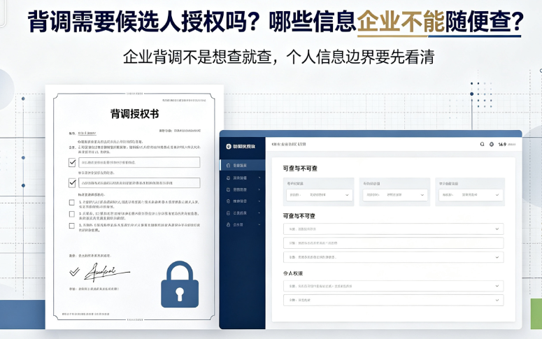 背调需要候选人授权吗？哪些信息企业不能随便查？插图