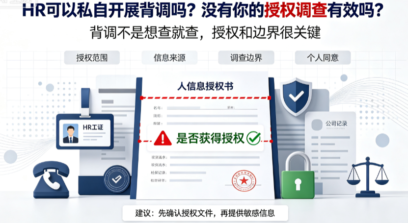 HR可以私自开展背调吗?没有你的授权调查有效吗?插图 HR可以私自开展背调吗?没有你的授权调查有效吗?插图
