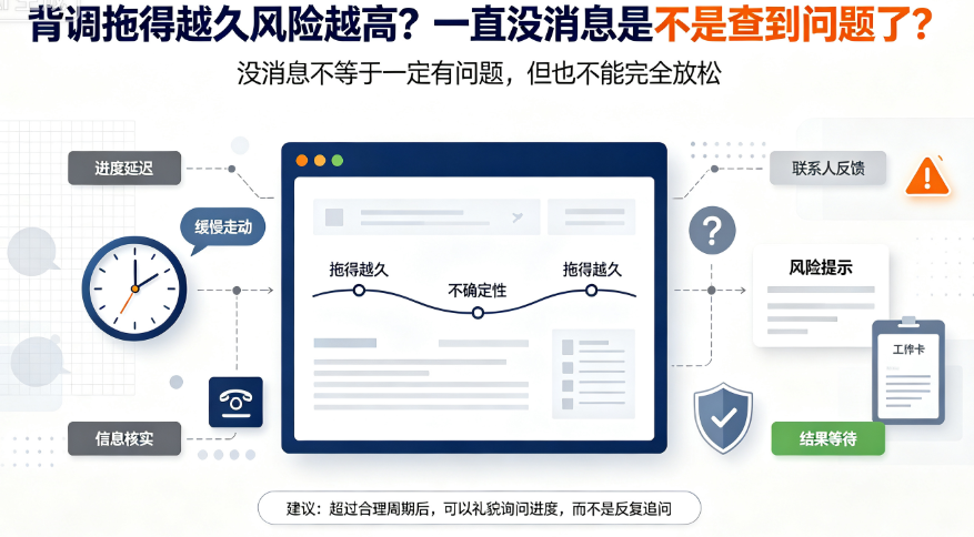 背调拖得越久风险越高?一直没消息是不是查到问题了?插图 背调拖得越久风险越高?一直没消息是不是查到问题了?插图