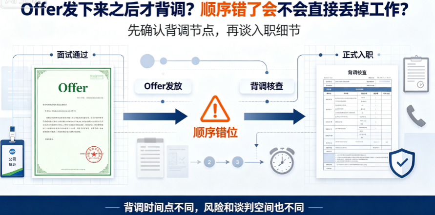 offer发下来之后才背调？顺序错了会不会直接丢掉工作？插图